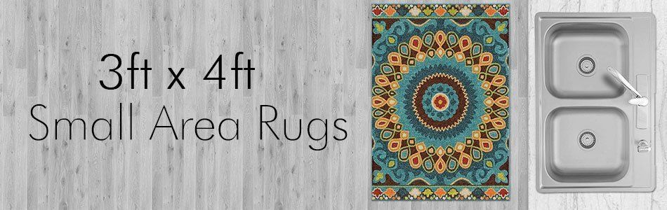 3ft x 4ft Area Rugs