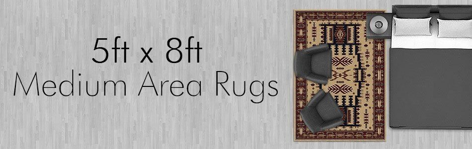 5ft x 8ft Area Rugs