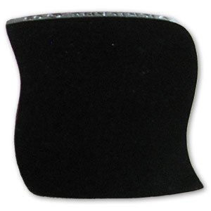 131164 - Hand-Painted Drawer Knob Set of Two - Black Shape