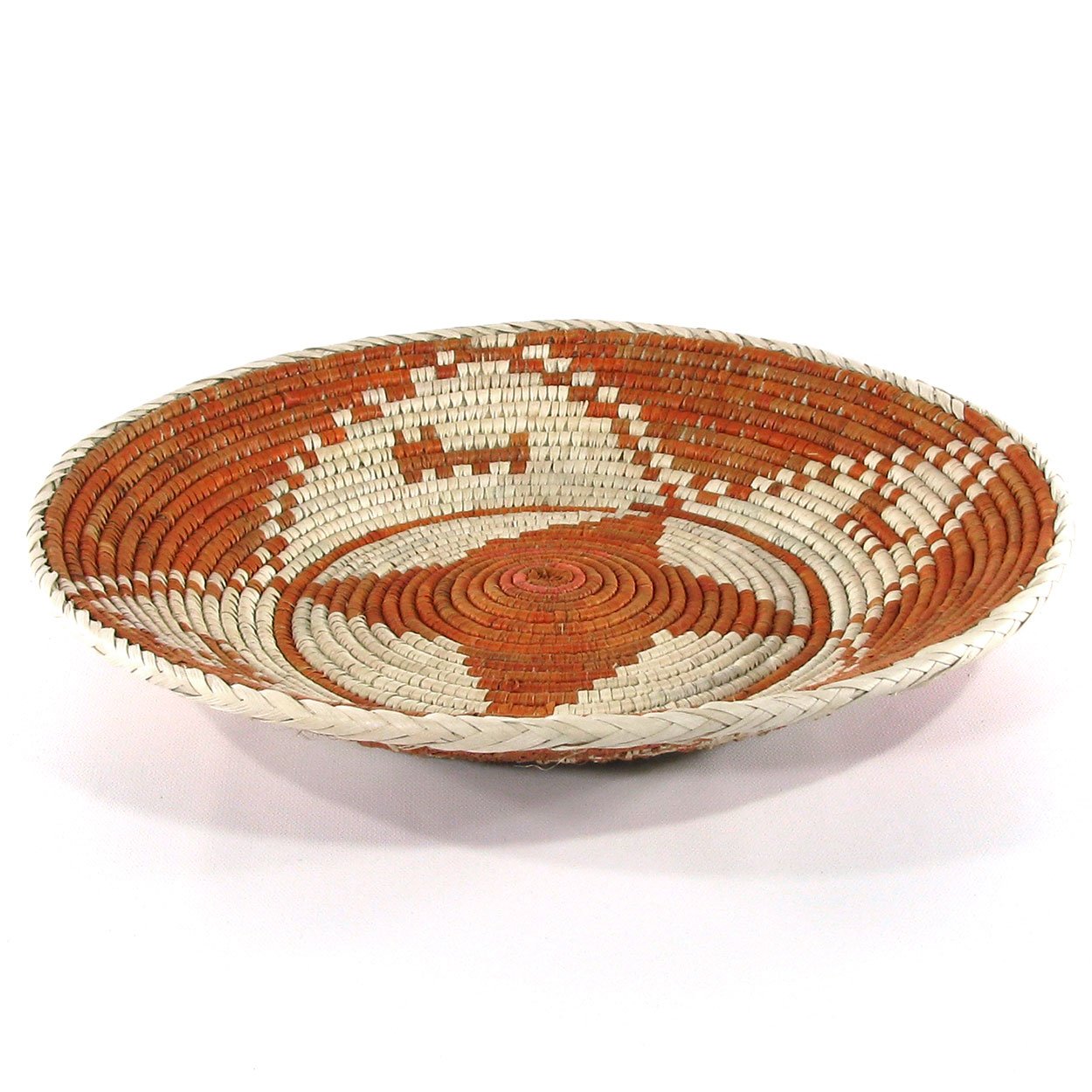 140259 - 13.5in Woven Bowl Basket - Flower Animals 3