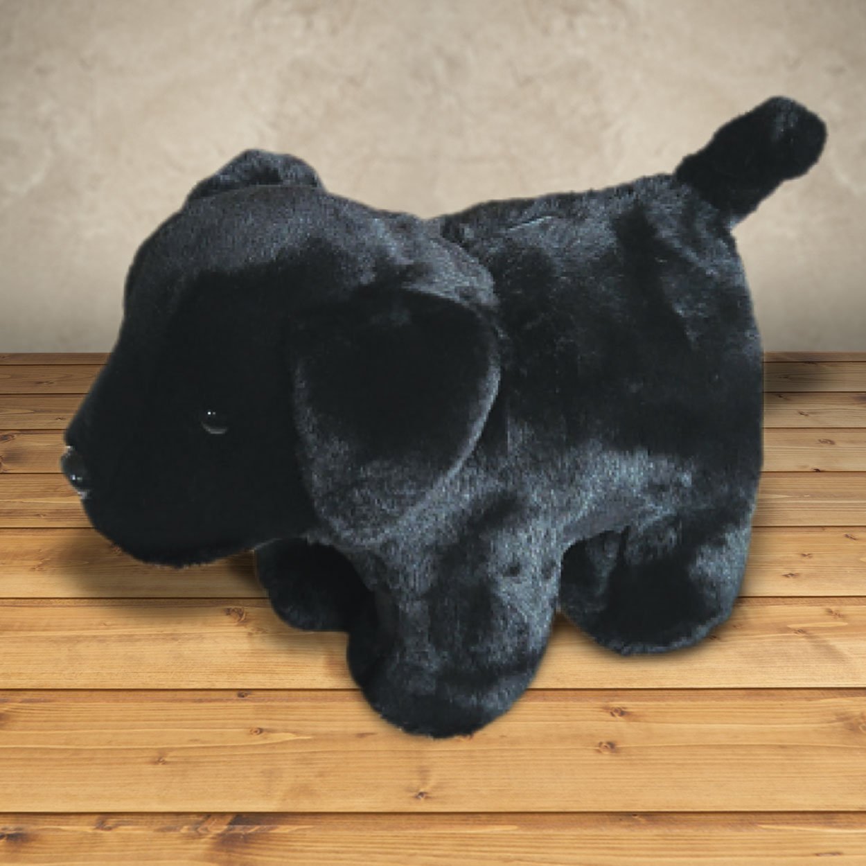 PB305 Plush Black Lab 12in Coin Bank number 144518