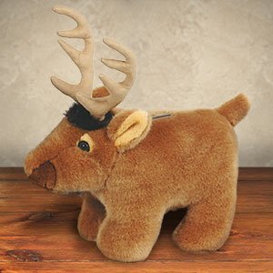 144523 - Elk 12in Plush Stuffed Animal Coin Bank