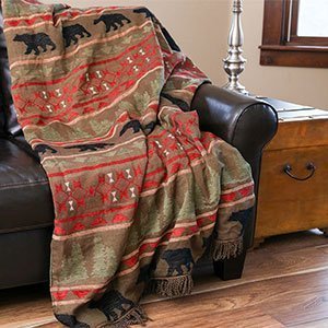 144614 - Bear Country Lodge Collection Throw Blanket