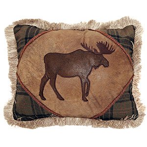 144691 - Ontario Wilderness Lodge Moose 16in x 20 Accent Pillow