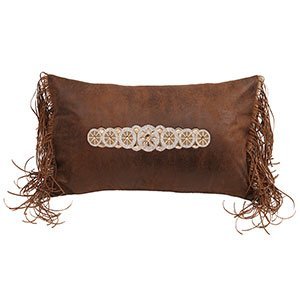 144696 - Western Beaded Fringe 14in x 26in Accent Pillow