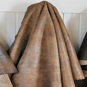 144856 - Tobacco Faux Leather Throw Blanket