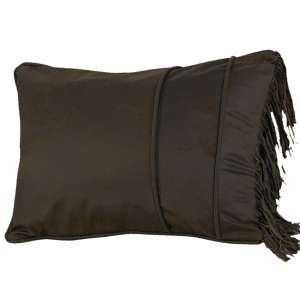 147052 - Faux Leather with Fringe Standard Pillow Sham