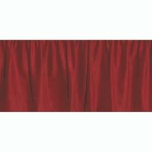 153195 - Tailored Cranberry - 39 x 75 x 15 Twin Bed Skirt