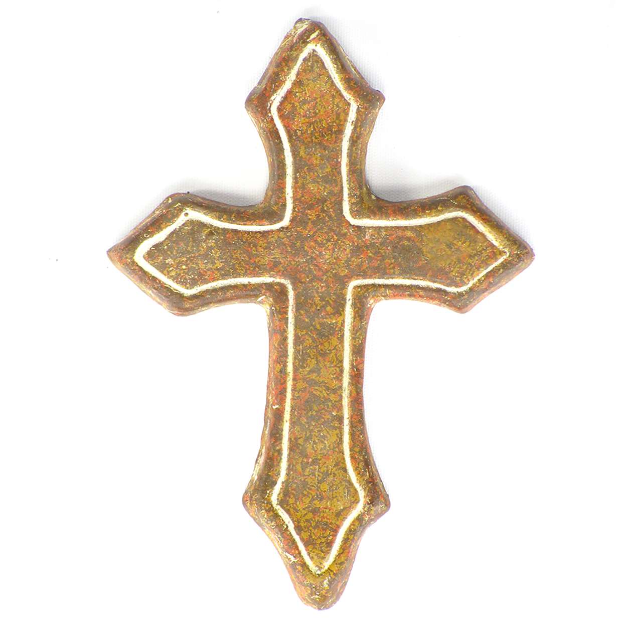 11in Rustic Southwest Clay Cross - Red