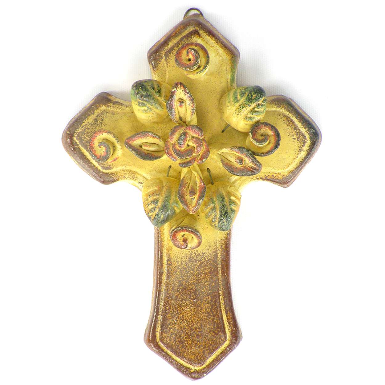 9in Clay Decorative Cross - Small