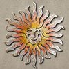 165083 - 24in Spritely Sun Face 3D Metal Wall Art - Sunset