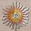 165084 - 30in Spritely Sun Face 3D Metal Wall Art - Sunset
