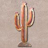 165104 - 30in Saguaro Cactus 3D Metal Wall Art - Sunset