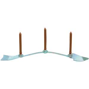 171006 - 24in Custom Finish Full Arrow Candle Holder Stand