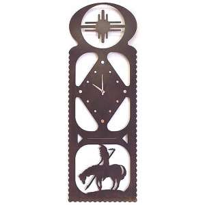 171180 - Custom Finish End of Trail 41in x 14in Wall Clock