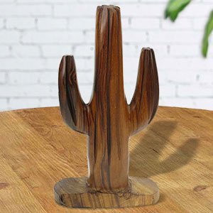 172154 - 5in Tall Saguaro Cactus Ironwood Carving