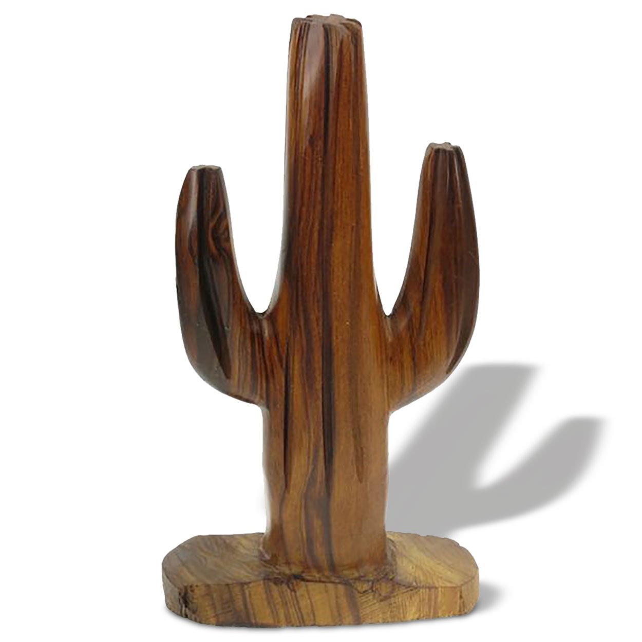 172155 - 9in Tall Saguaro Cactus Ironwood Carving