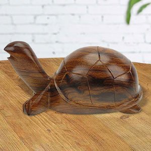 172166 - 5in Long Turtle Hand-Carved in Ironwood
