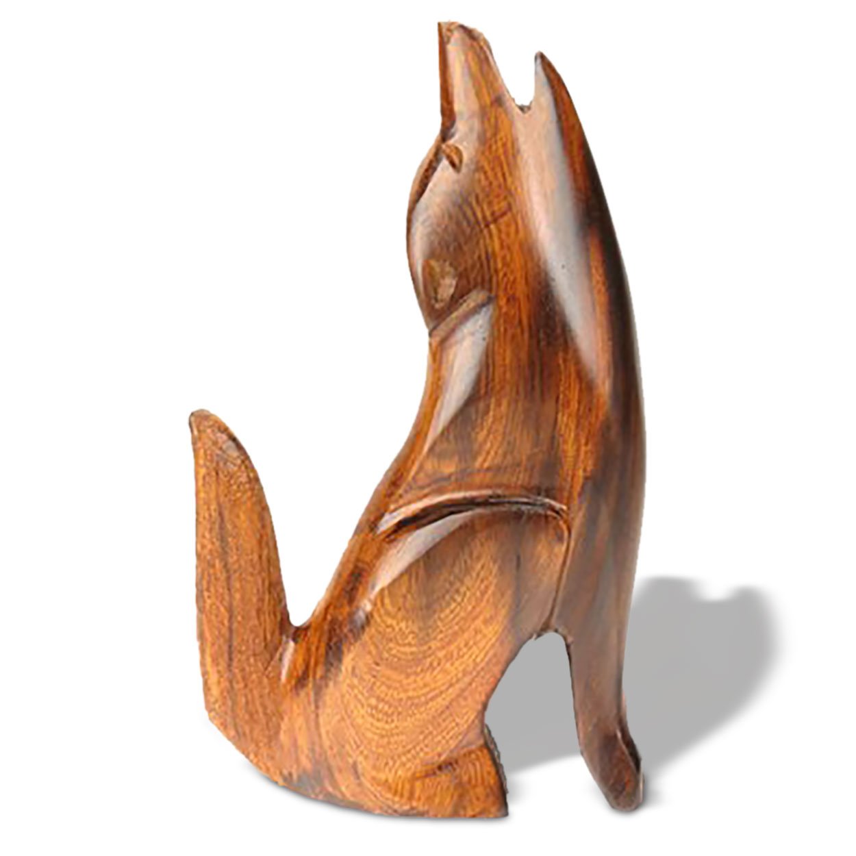 172178 - 5in Tall Coyote Hand-Carved in Ironwood