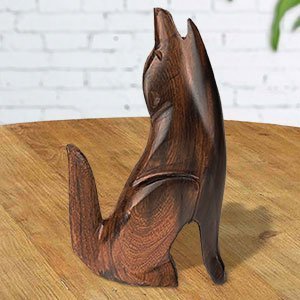 172178 - 5in Tall Coyote Hand-Carved in Ironwood
