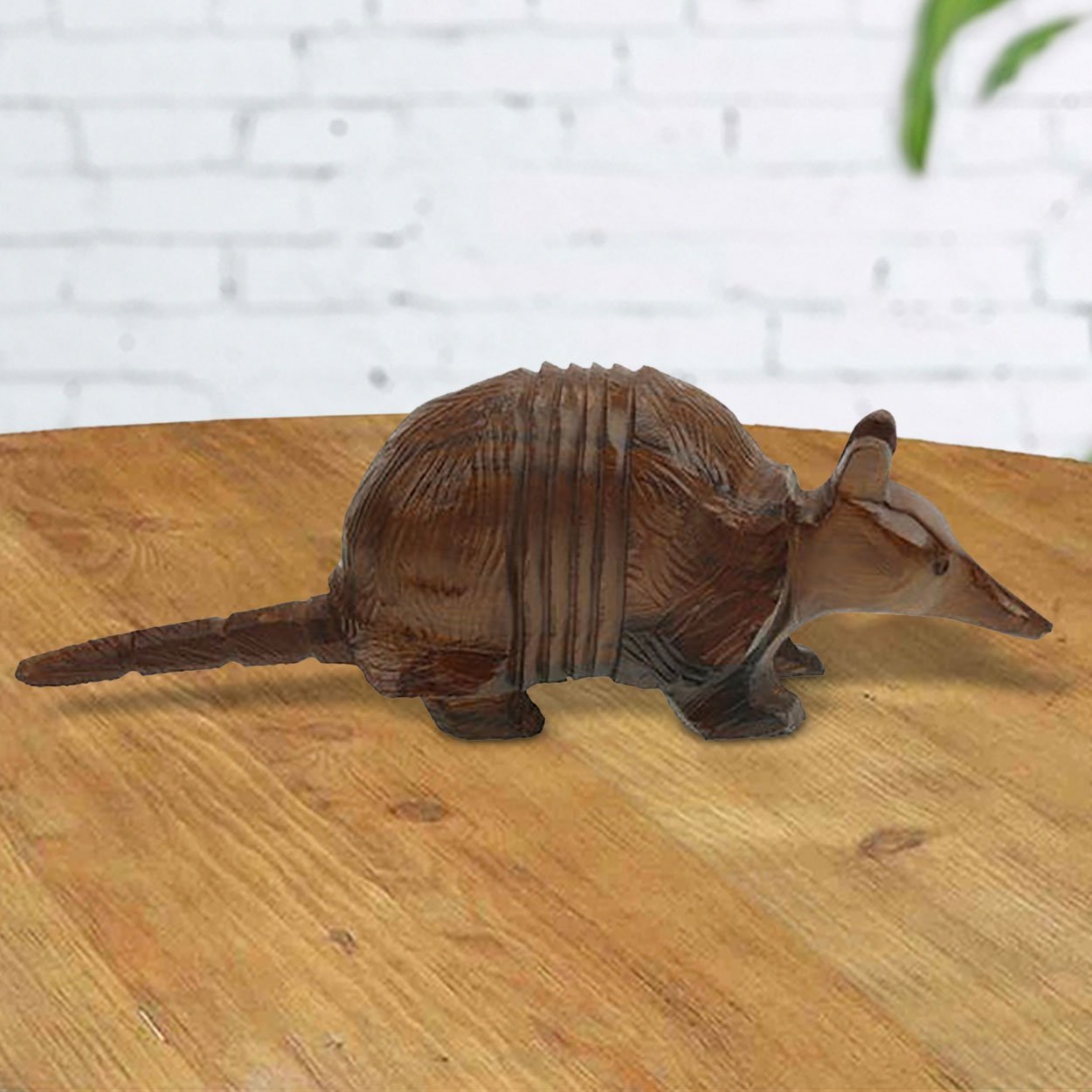 172181 - 5in Long Armadillo Ironwood Carving