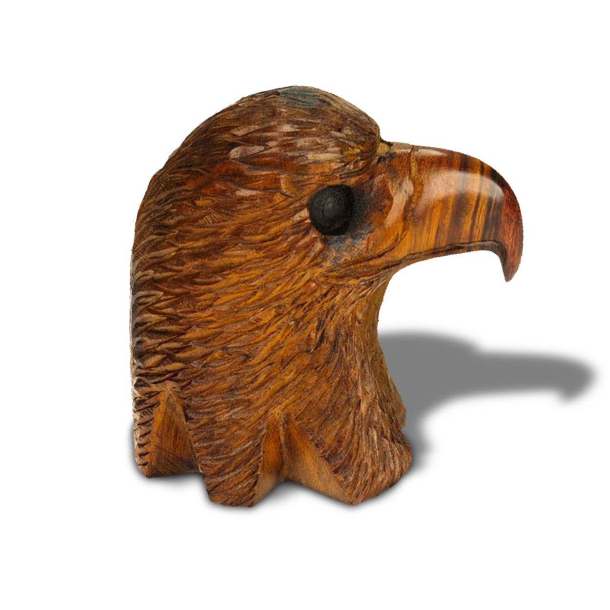 3-inch Eagle Head  Genuine Sonoran Desert Ironwood Carving - 1540