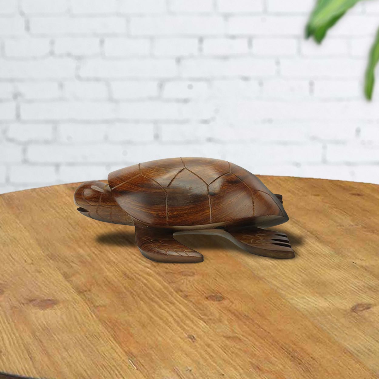 172732 - 5-inch Sea Turtle Genuine Sonoran Desert Ironwood Carving - 2301