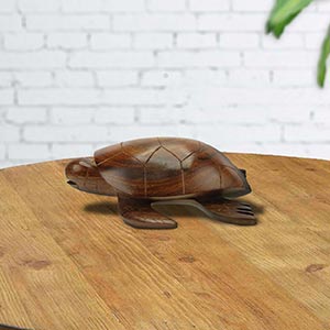 172732 - 5in Sea Turtle Ironwood Carving - 2301