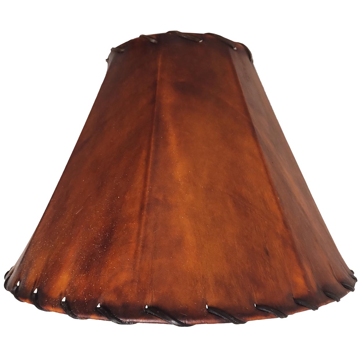 183045 - 16in H x 10in W Deluxe Genuine Rawhide Lampshade