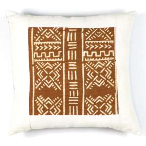 191003 - Hand Woven African 16 inch Pillow - Target - White
