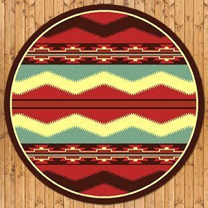 202666 - Low Pile Nylon Scout 8ft Round Area Rug