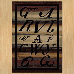 203284 - Syllabary 8ft x 11ft Low Pile Area Rug