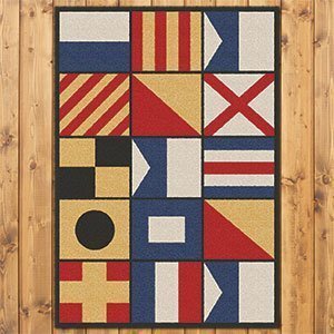 203521 - Signal Multi-Color 3ft x 4ft Low Pile Area Rug