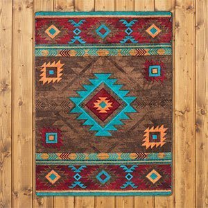 203561 - Whiskey River Turquoise 3ft x 4ft Rug