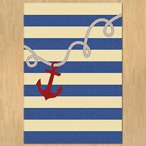 203594 - Rope and Anchor Natural 8ft x 11ft Rug