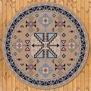 203656 - Copper Canyon San Angelo 8ft Round Rug
