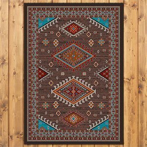 203701 - Persian Southwest Brown 3ft x 4ft Rug