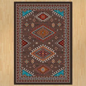203704 - Persian Southwest Brown 8ft x 11ft Rug