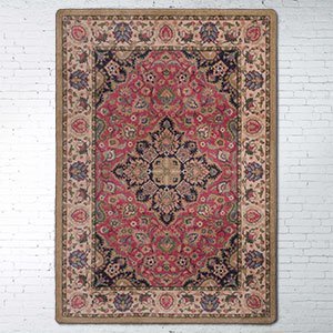 203813 - Montreal Rosette 5ft x 8ft Low Pile Area Rug