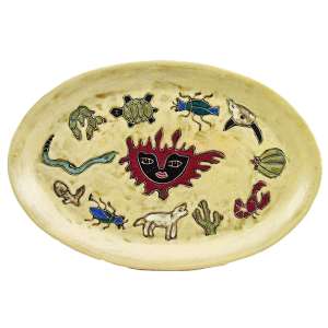 215697 - 545DE Mara Desert Stoneware Oval Platter