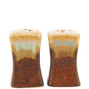 216420 - Prado Gourmet Stoneware Salt and Pepper Set - Rustic Brown