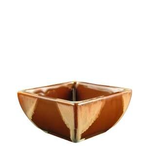 216478 - Prado Gourmet Stoneware Square Bowl - Chocolate