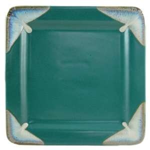 216512 - Prado Gourmet Stoneware Square Dinner Plate - Matte Green