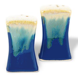216575 - Prado Gourmet Stoneware Salt and Pepper Set - Royal Blue