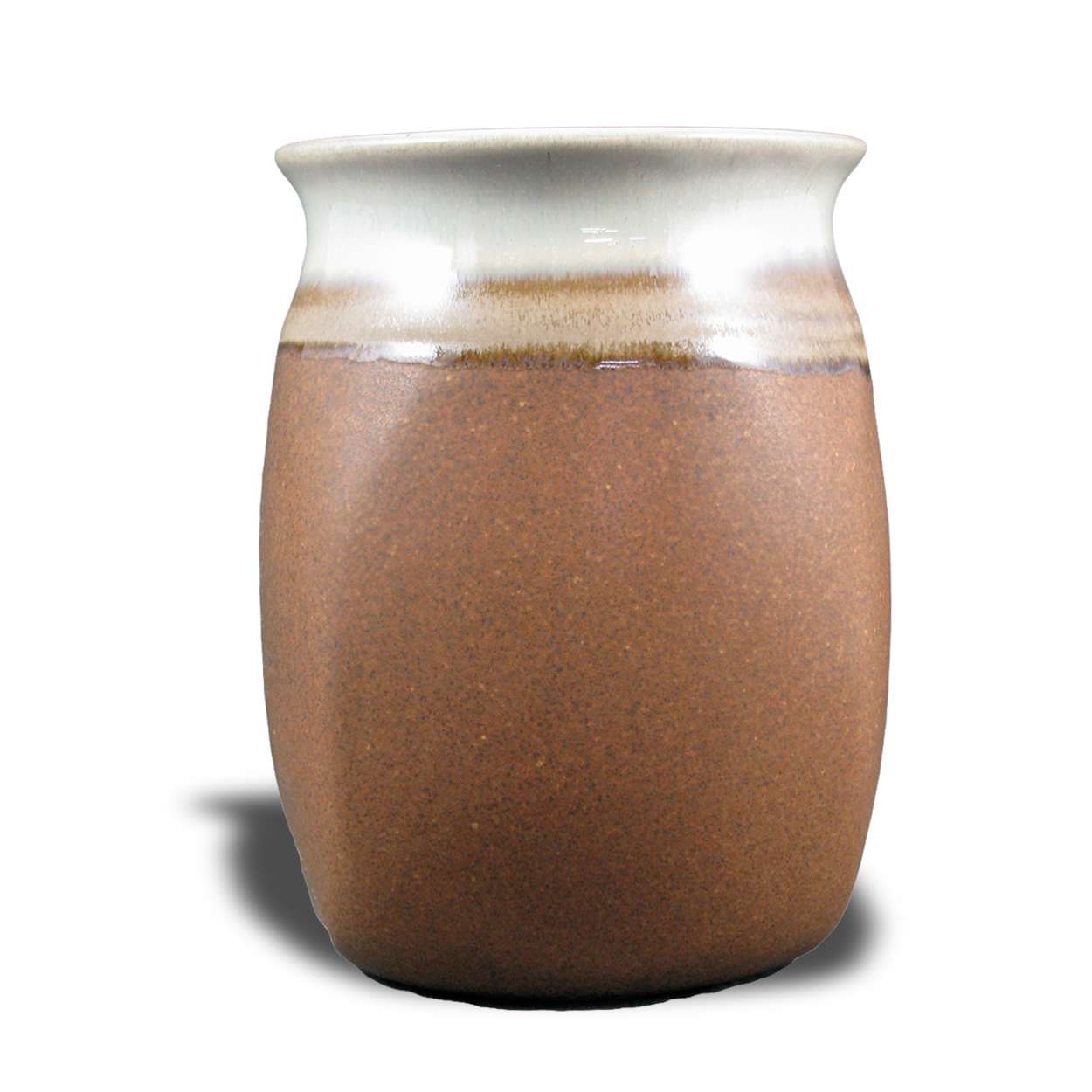 Prado Stoneware Kitchen Utensil Jar Rustic Brown