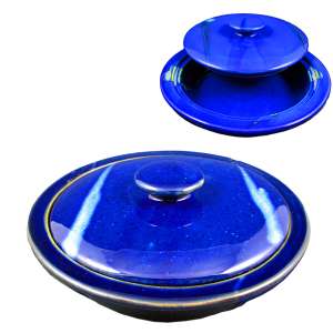 216636 - Prado Gourmet Stoneware Tortilla Warmer - Royal Blue