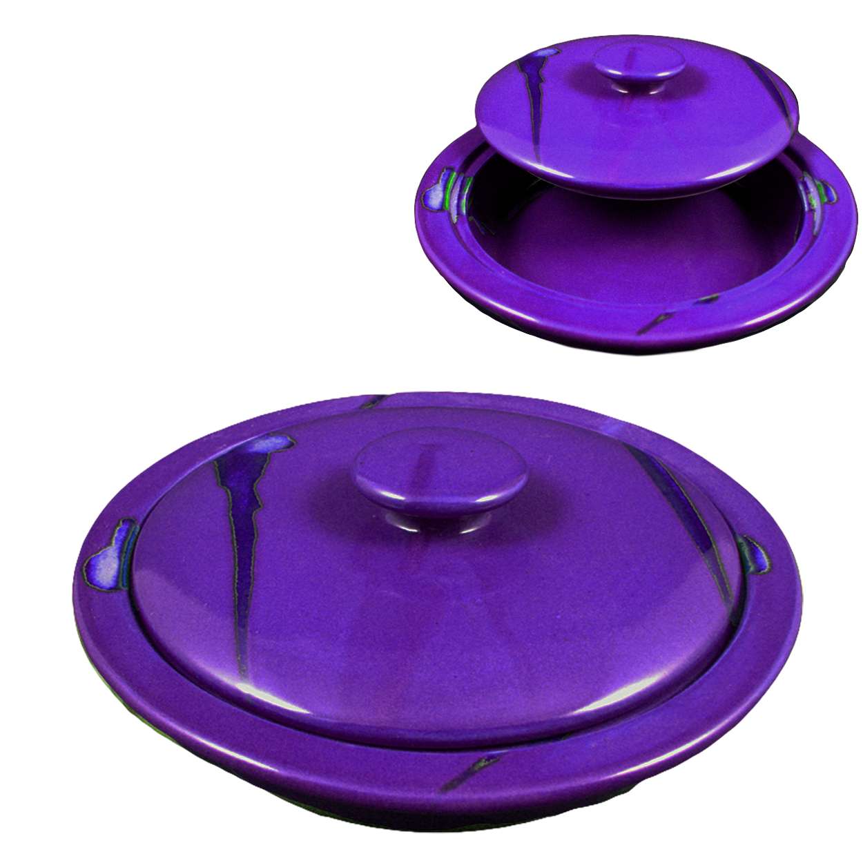 Prado Stoneware 40oz Tortilla Warmer Purple