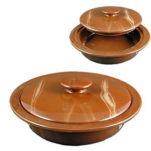216638 - Prado Gourmet Stoneware Tortilla Warmer - Chocolate