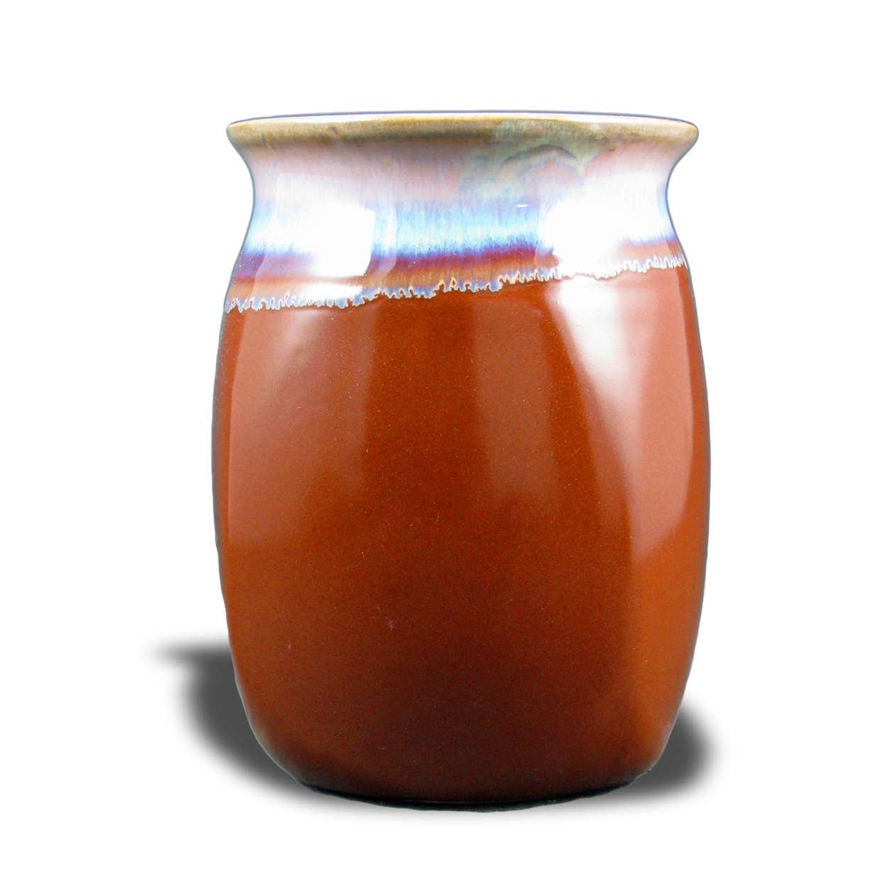 Prado Gourmet Stoneware Kitchen Utensil Jar Chocolate
