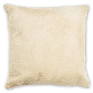 322155 - 20in Premium Cowhide Pillow - Solid Palomino on Both Sides